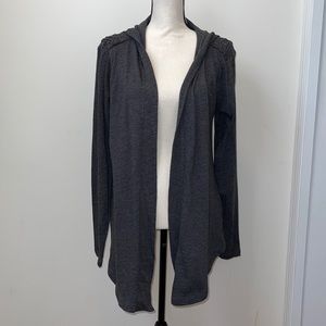 Lucky Brand Open Hooded Sweater